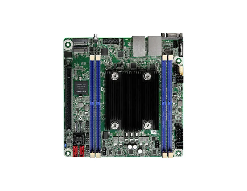 Scheda Madre Server ASRock Rack D2123D4I4 Mini-ITX Con Xeon D-2123 Integrato, IPMI, Dual LAN, DDR4, Usata