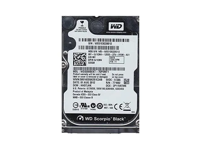 WD3200BEKT-75PVMT1