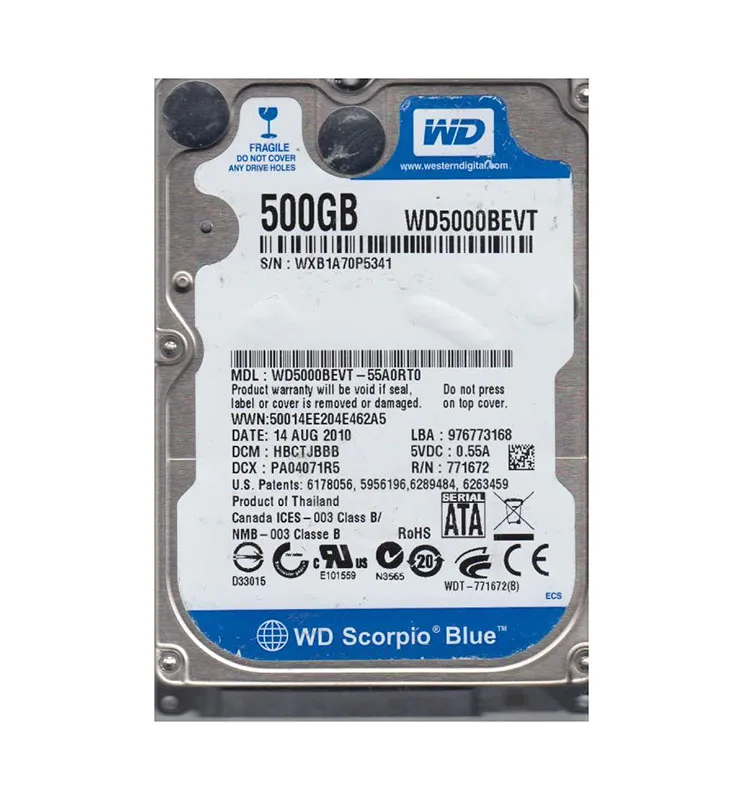WD5000BEVT-55A0RT0