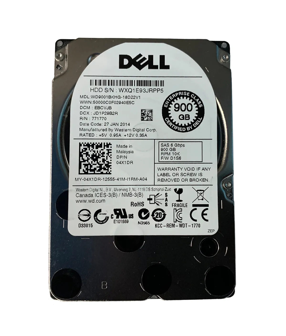 WD9001BKHG-18D22V1